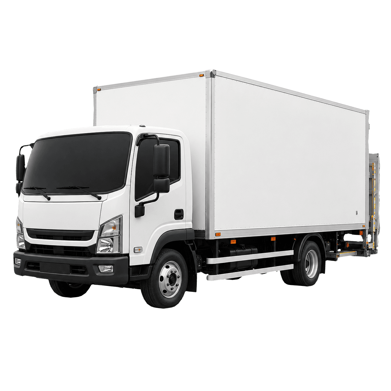 7.5 tonne box truck with tail lift hire in Blackburn
