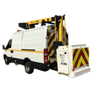 12.5 metre cherry picker van for access work in Blackburn